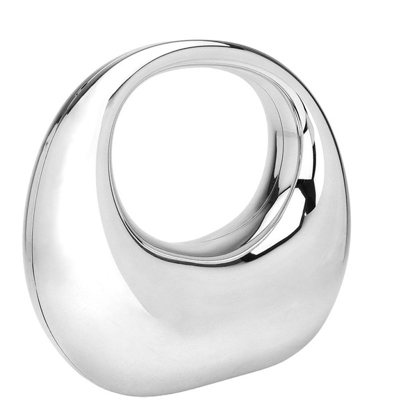 Acrylic Transparent Moon Shape Evening Bag Clutch Bag - Picture 8 of 13